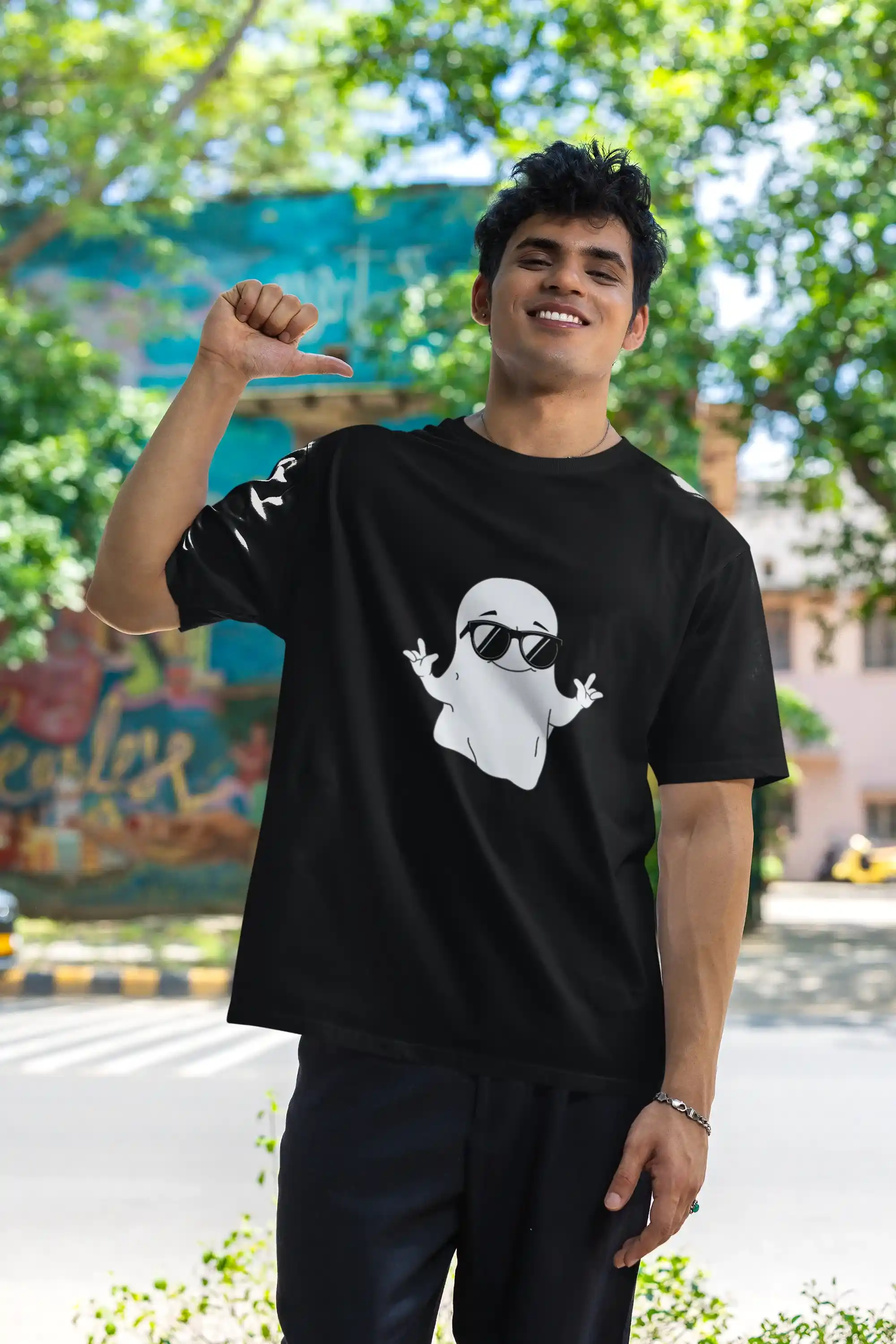 Black Cool Boo T-Shirt