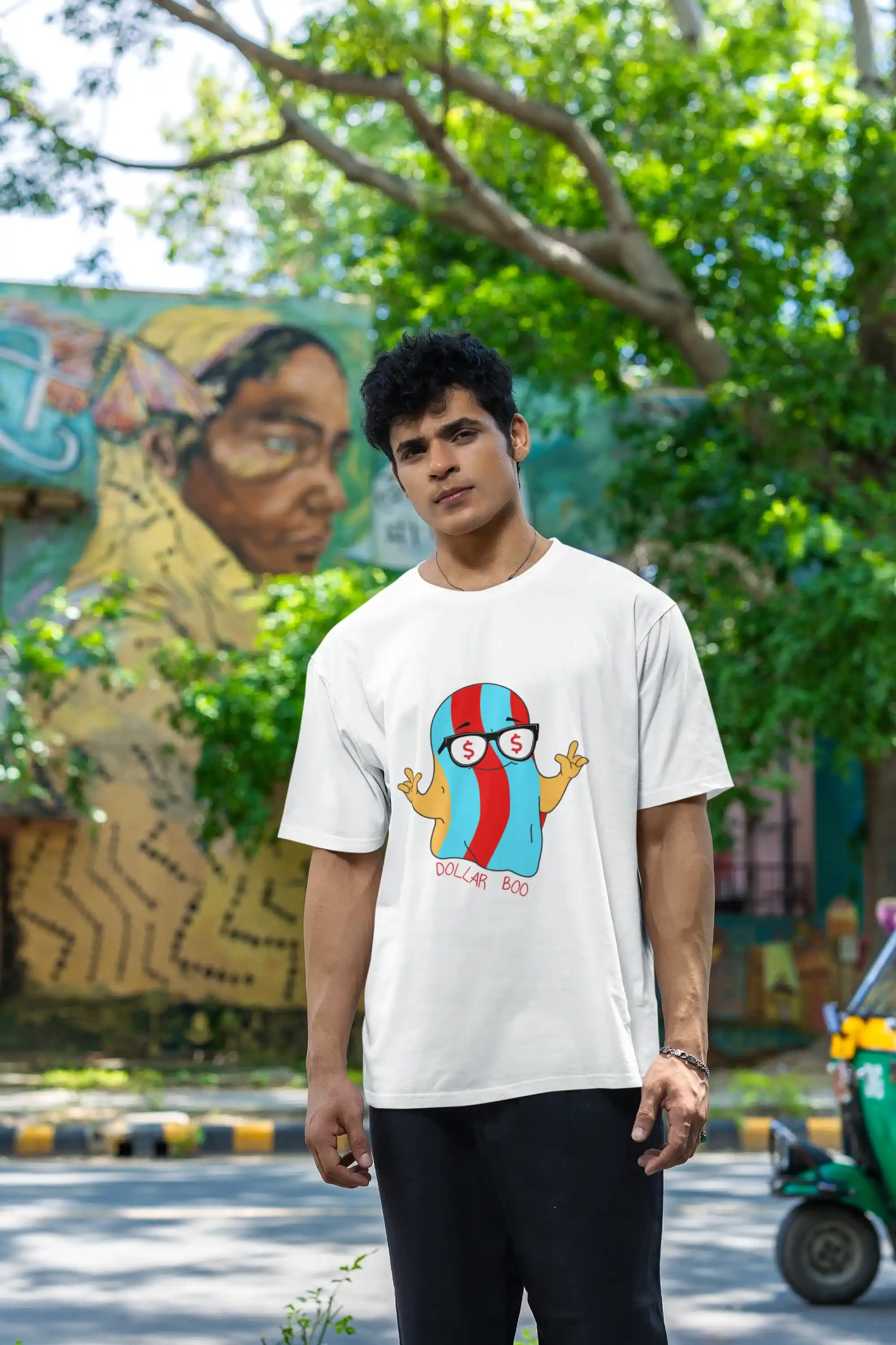 White Dollar Boo T-Shirt