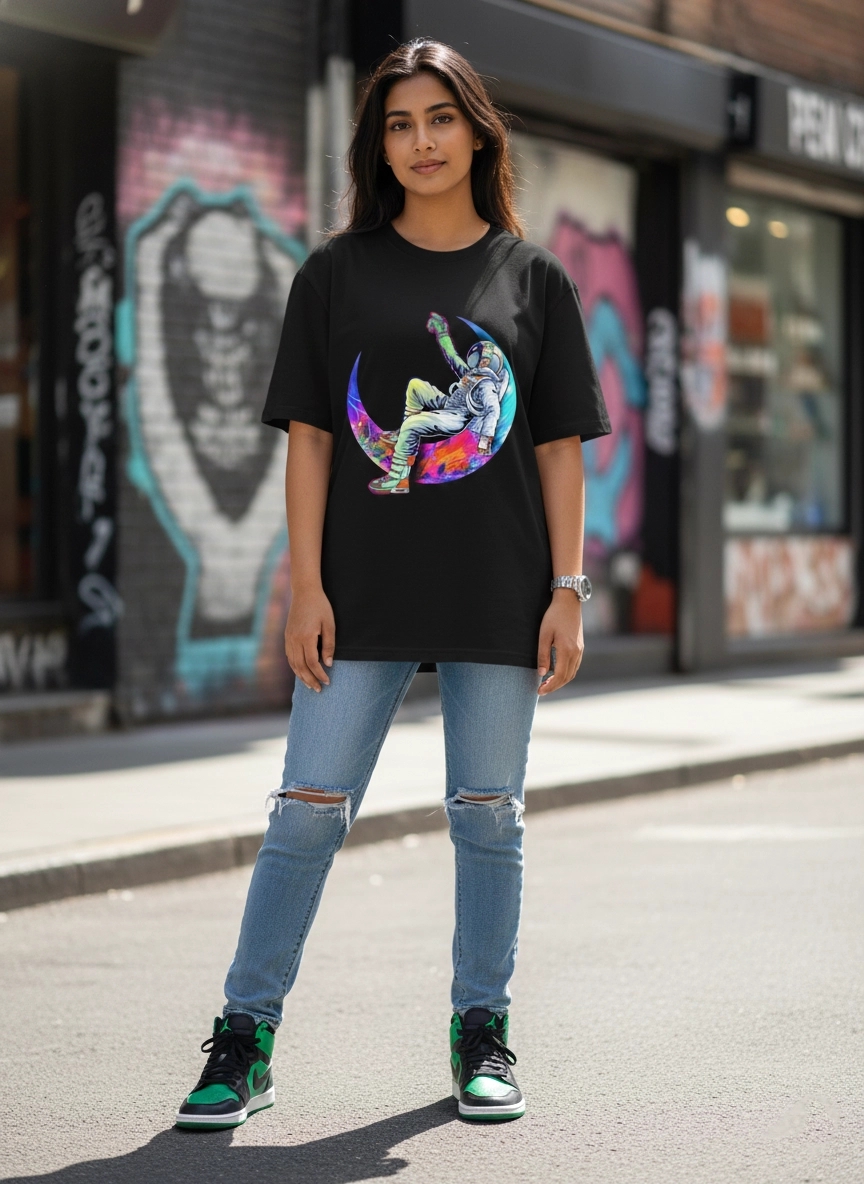 Lunar Glow Oversized T-Shirt